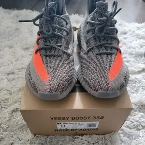 2021 Yeezy 350 V2-Beluga Stripe/Grey_sz11 (**for sz 10 foot**) Yeezy | Shoes | 22 Yeezy 350 V2beluga Stripegreysz11 For Sz  main image 2